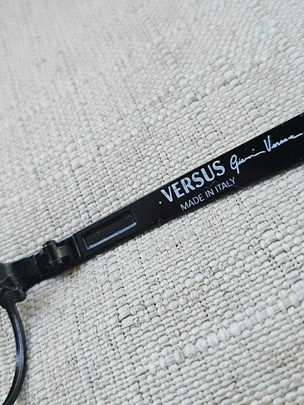 Vintage Versus Gianni Versace Eyeglasses Frame Black MOD.R18 Glasses Made Italy